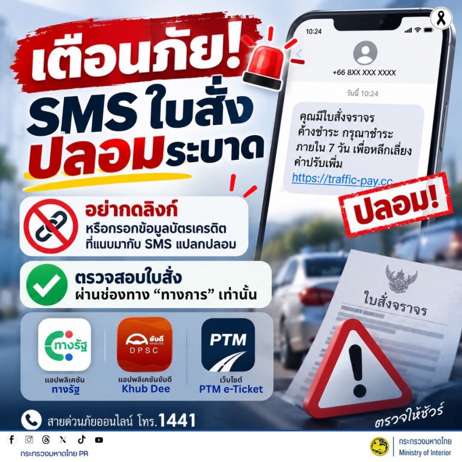 สื่อเตือนภัยอาชญากรรมออนไลน์