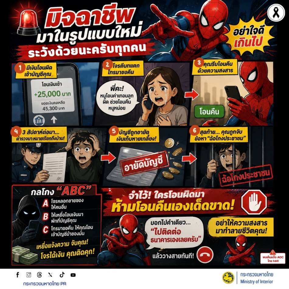 สื่อเตือนภัยอาชญากรรมออนไลน์